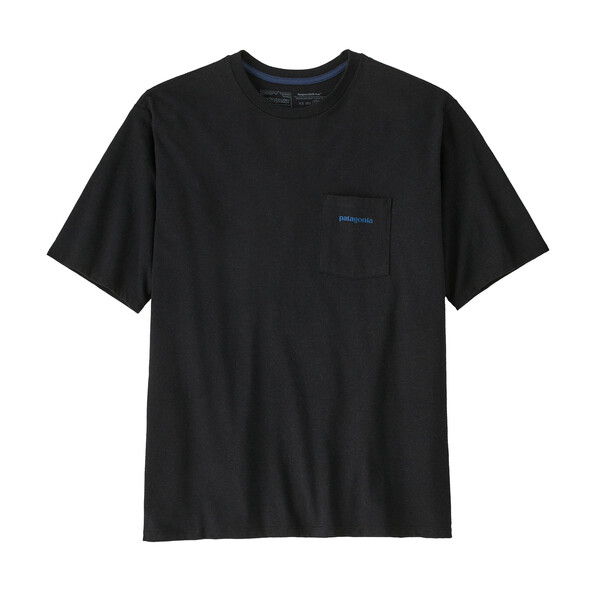 Patagonia M's Boardshort Logo Pocket Responsibili-Tee, Ink Black, XL