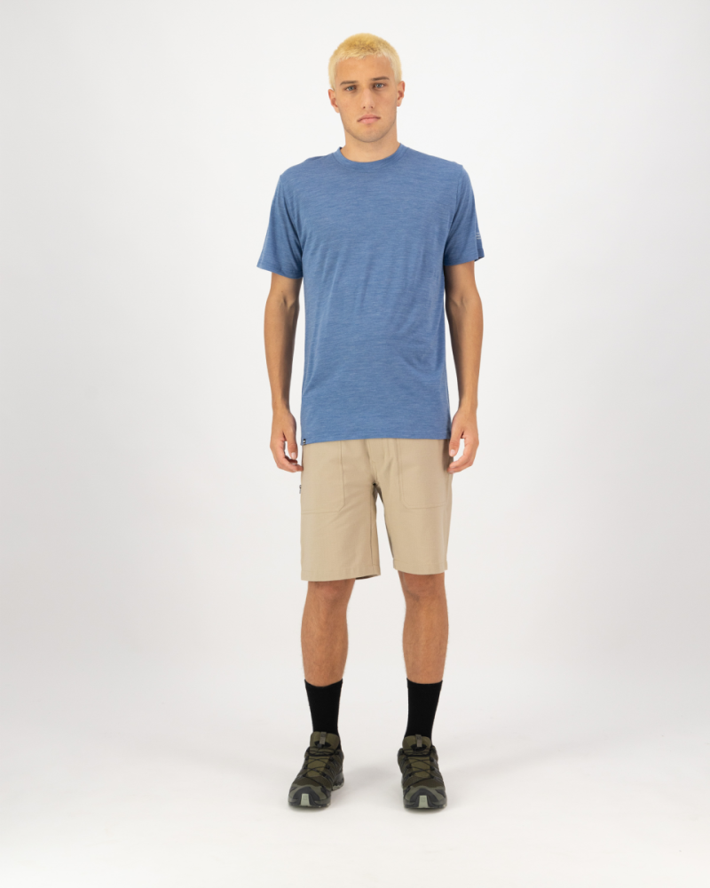 Mons Royale Zephyr Merino Tencel™ T-Shirt, Steel Blue, Grösse M