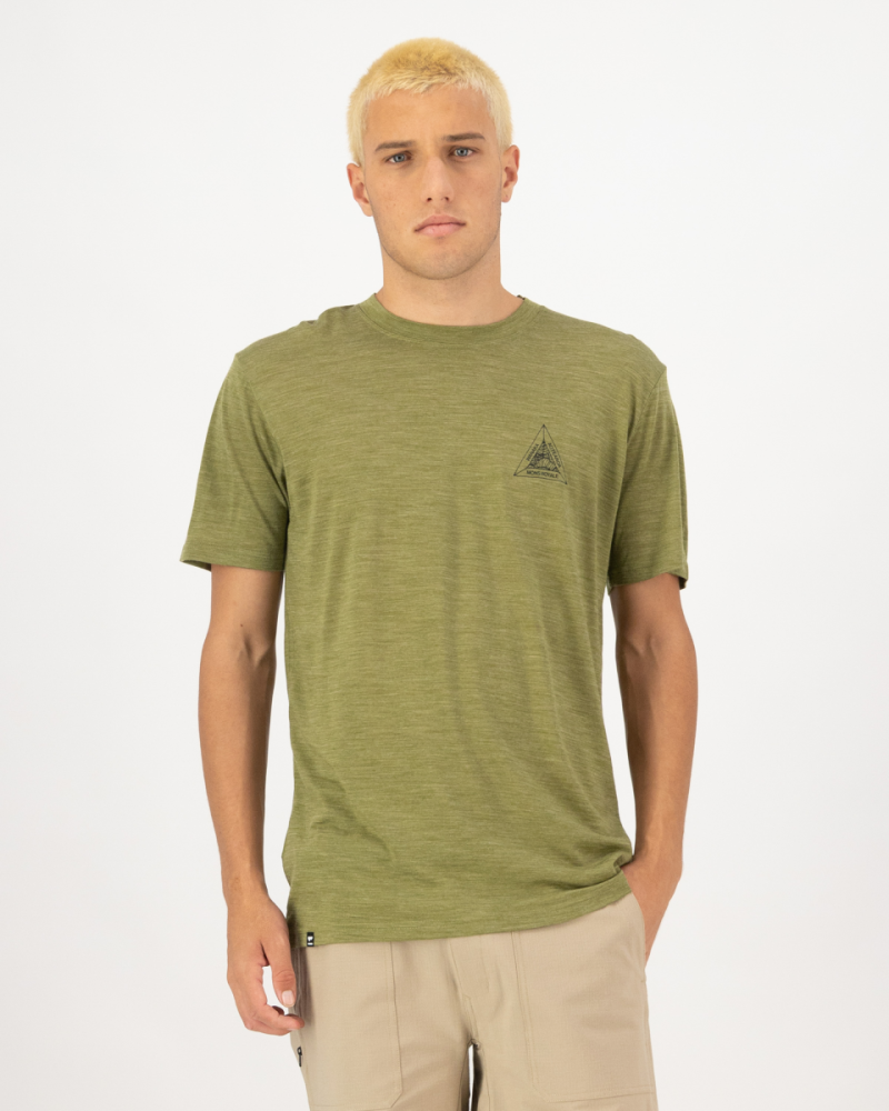 Mons Royale Zephyr Merino Tencel™ T-Shirt, Fern, Grösse XL