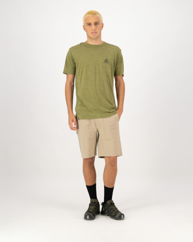 Mons Royale Zephyr Merino Tencel™ T-Shirt, Fern, Grösse XL