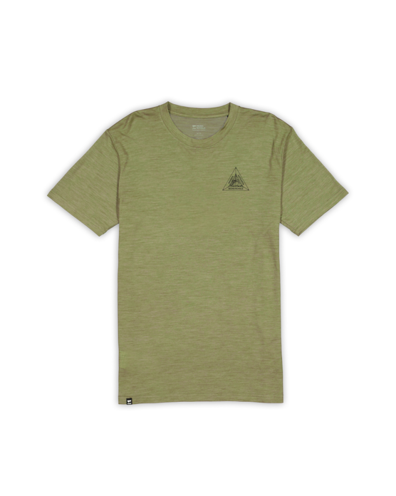 Mons Royale Zephyr Merino Tencel™ T-Shirt, Fern, Grösse XL