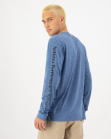 Mons Royale Zephyr Merino Tencel™ Long Sleeve, Steel Blue, Grösse L