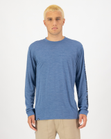 Mons Royale Zephyr Merino Tencel™ Long Sleeve, Steel Blue, Grösse XL