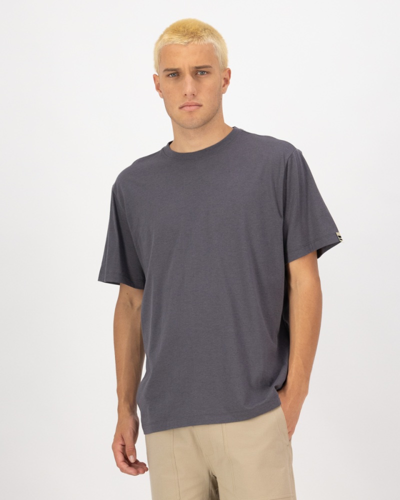 Mons Royale Yonder Merino Organic Cotton T-Shirt, Vintage Black, Grösse S