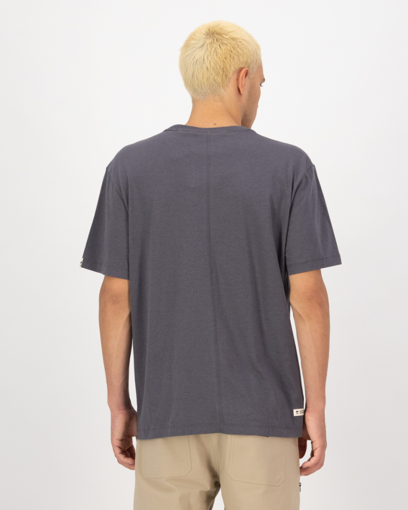 Mons Royale Yonder Merino Organic Cotton T-Shirt, Vintage Black, Grösse S