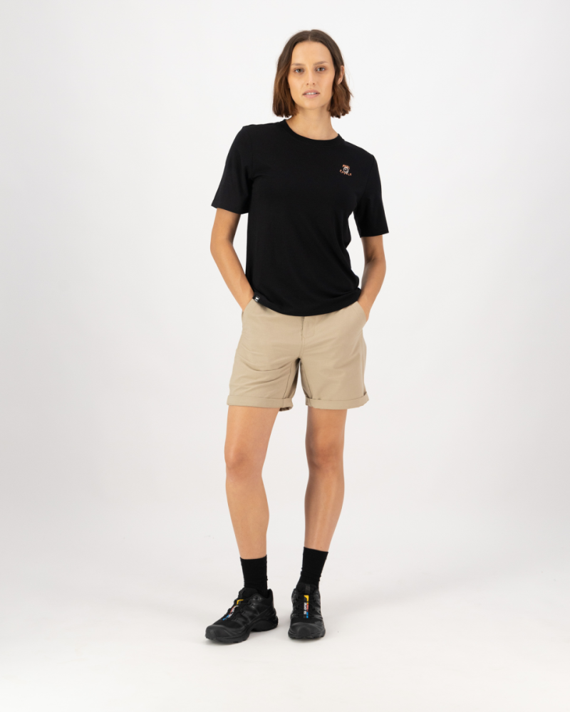 Mons Royale Icon Merino T-Shirt, Black, Grösse M