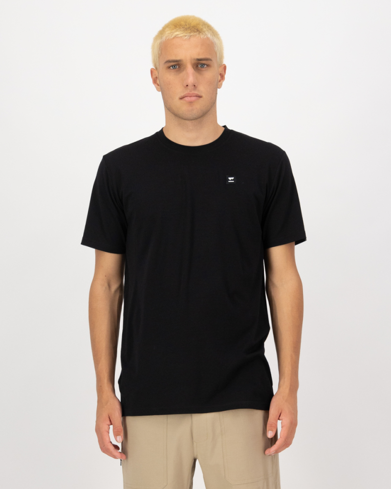Mons Royale Icon Merino Classic T-Shirt, Black, Grösse XL