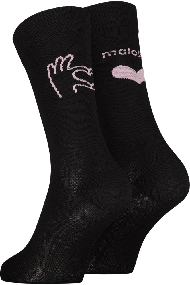 Maloja ChiesaM. Socks, deep black, Grösse 3638