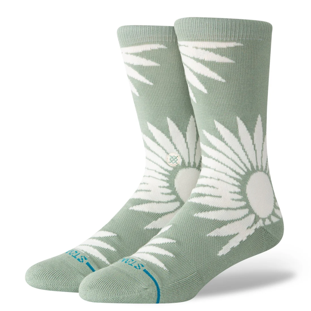 STANCE Radial Burst Crew, Sea Green - Gr. L