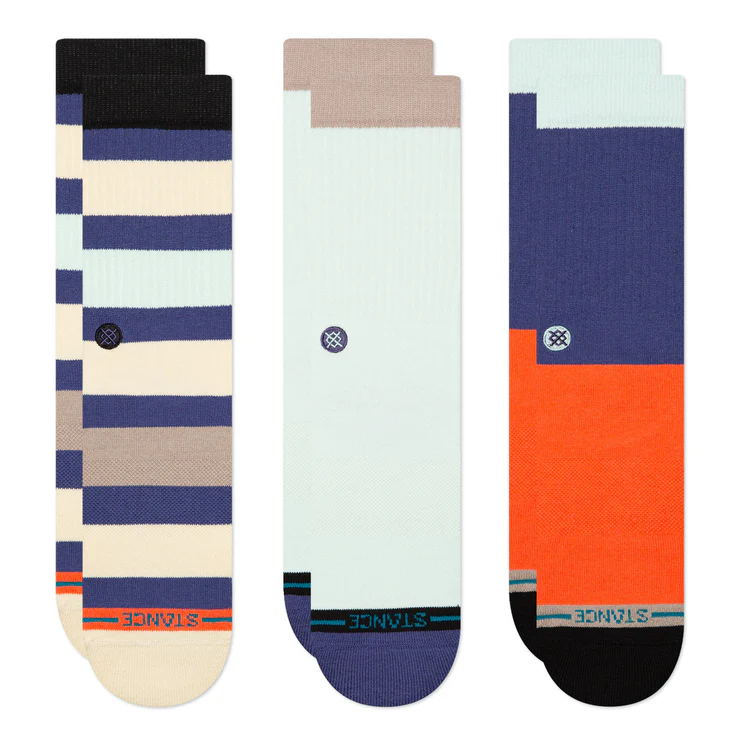 STANCE Bayside Crew 3 Pack, Multi - Gr. M