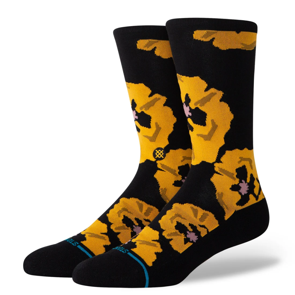 Stance Poppyland Crew, black, Grösse M