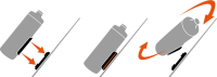 Fidlock TWIST Trinkflasche 600 ml, Set (mit Bottle Connector und Bike Base). Transparent White.