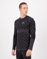 Mons Royale Ascender Merino Seamless Long Sleeve, Forged Iron / Black, Grösse M
