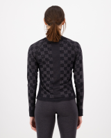 Mons Royale Ascender Merino Seamless Long Sleeve, Forged Iron / Black, Grösse M