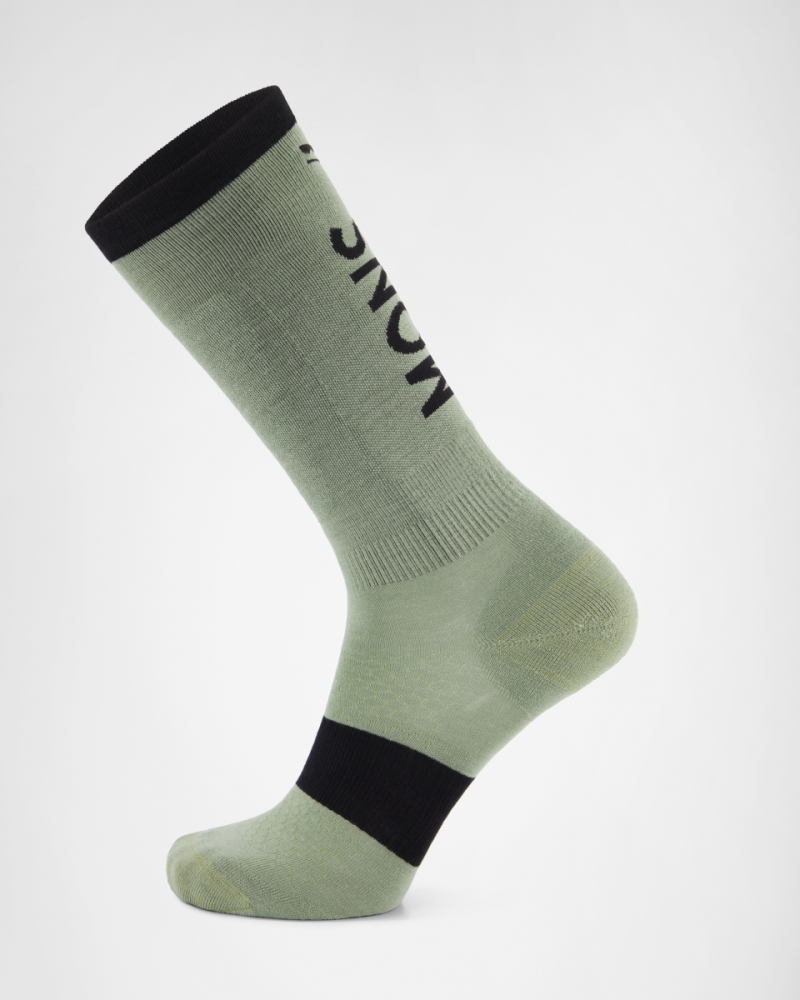 Mons Royale Atlas Merino Snow Sock, Willow, Grösse S