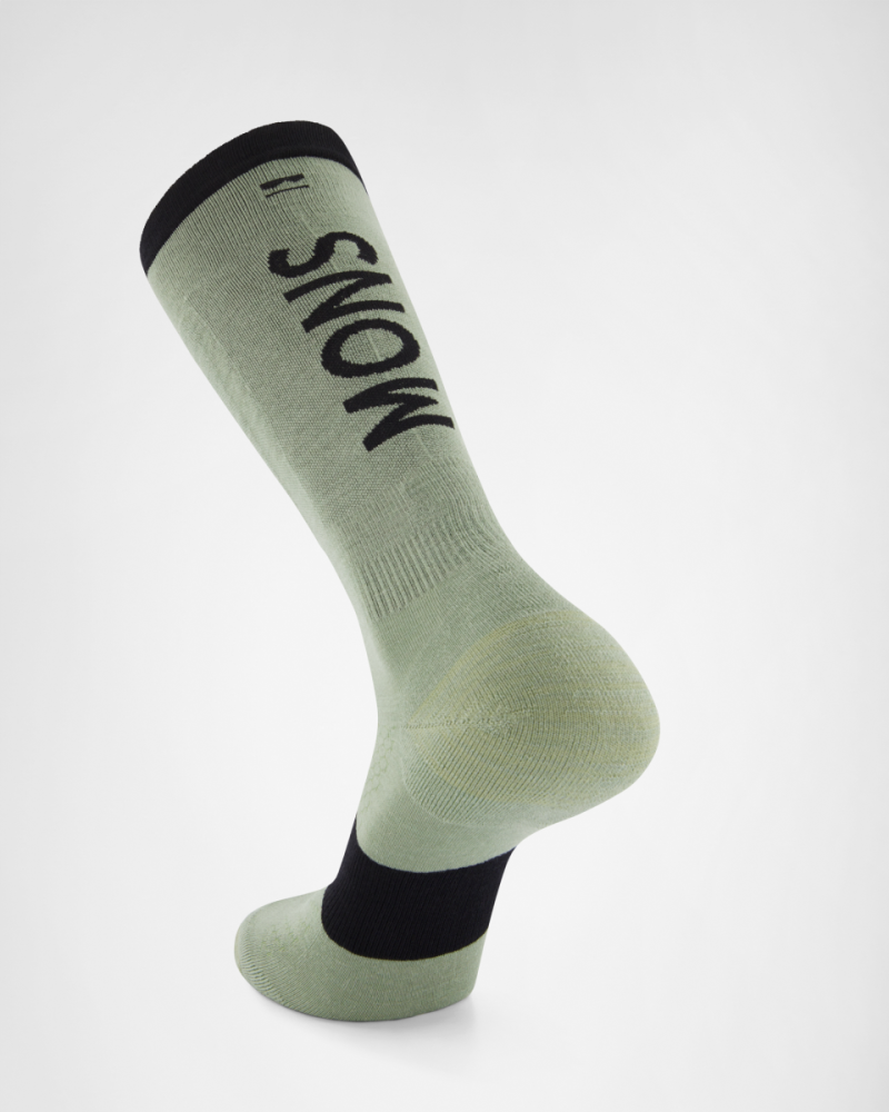 Mons Royale Atlas Merino Snow Sock, Willow, Grösse S