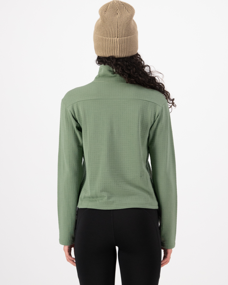 Mons Royale Offgrid Merino Fleece Long Sleeve, Willow, Grösse L