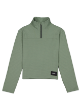 Mons Royale Offgrid Merino Fleece Long Sleeve, Willow, Grösse L