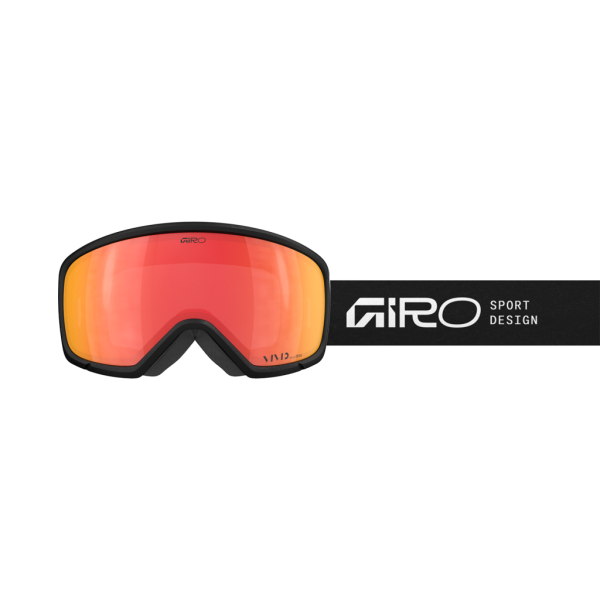 Giro Ringo Vivid Goggle, black stacked vivid ember S2