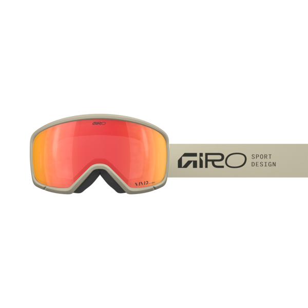Giro Ringo Vivid Goggle, stone stacked vivid ember S2