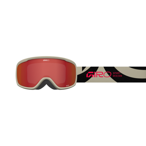 Giro Buster Flash Goggle, black flow amber scarlet S2