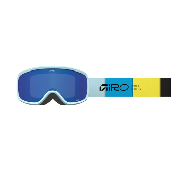 Giro Buster Flash Goggle, light blue blocks grey cobalt S3