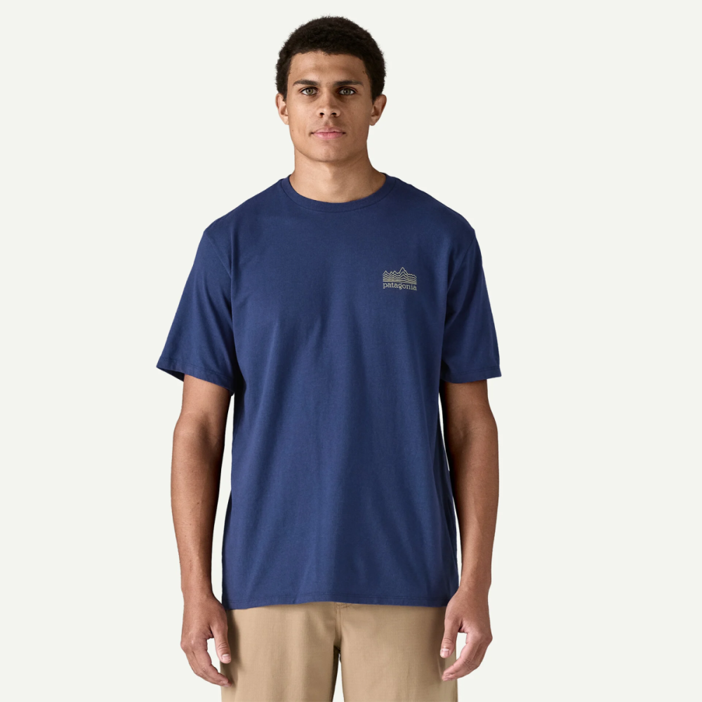 Patagonia M's Strataspire Responsibili-Tee, Clement Blue, M