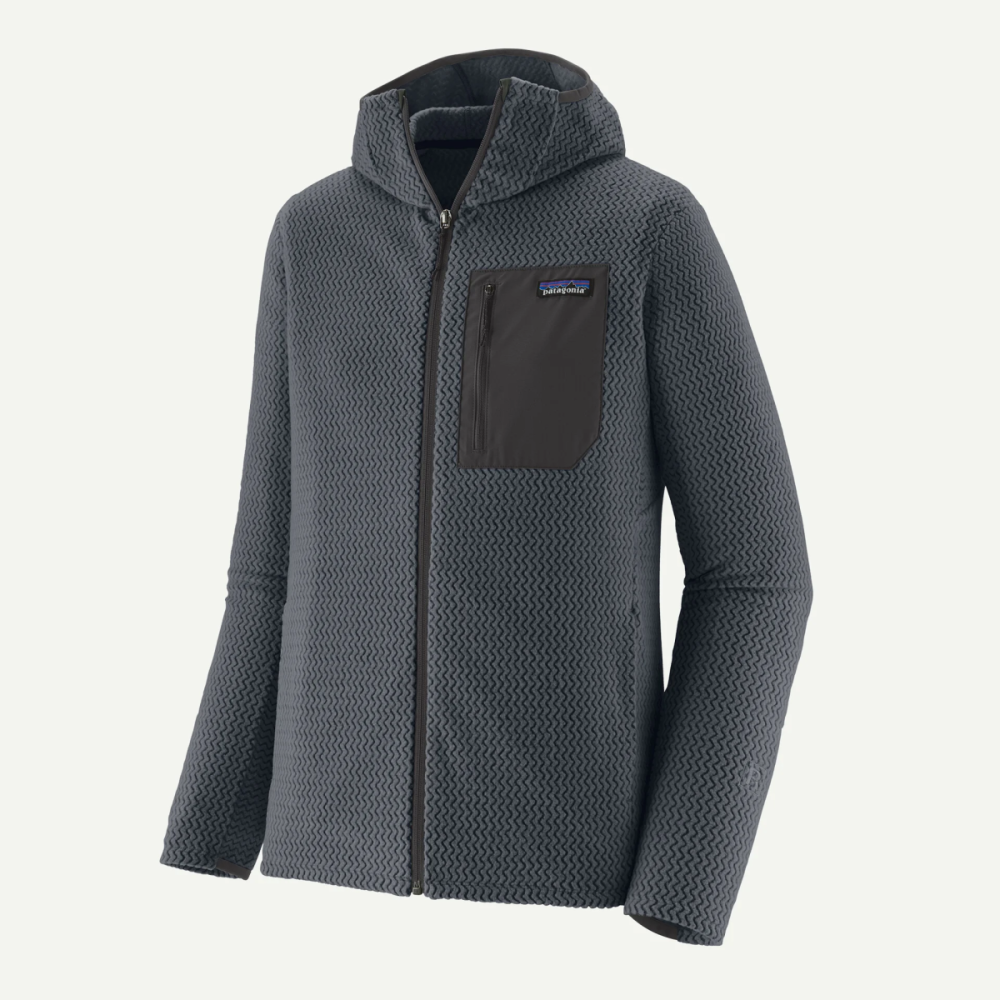Patagonia M's R1 Air Full-Zip Hoody, Smolder Blue, XL