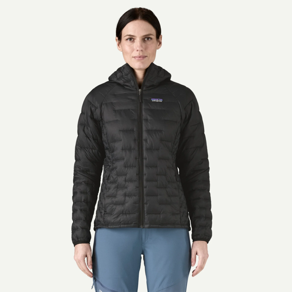 Patagonia W's Micro Puff Hoody, Black, S