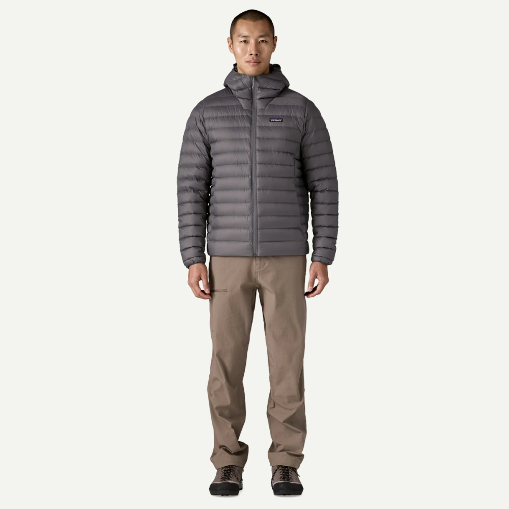 Patagonia M's Down Sweater Hoody, Forge Grey w/Forge Grey, XL