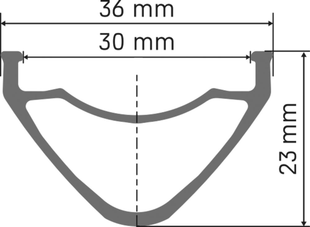 DT Swiss DT FR 571 Felge DB 29" 30 32L Si