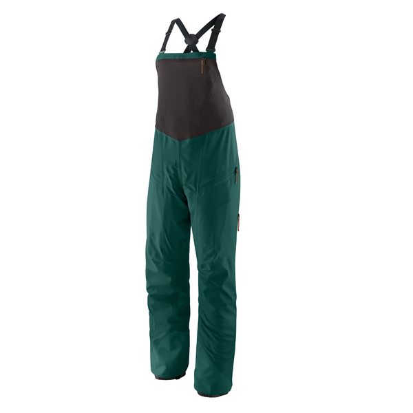 Patagonia W's Snowdrifter Bibs, Cascade Green, L
