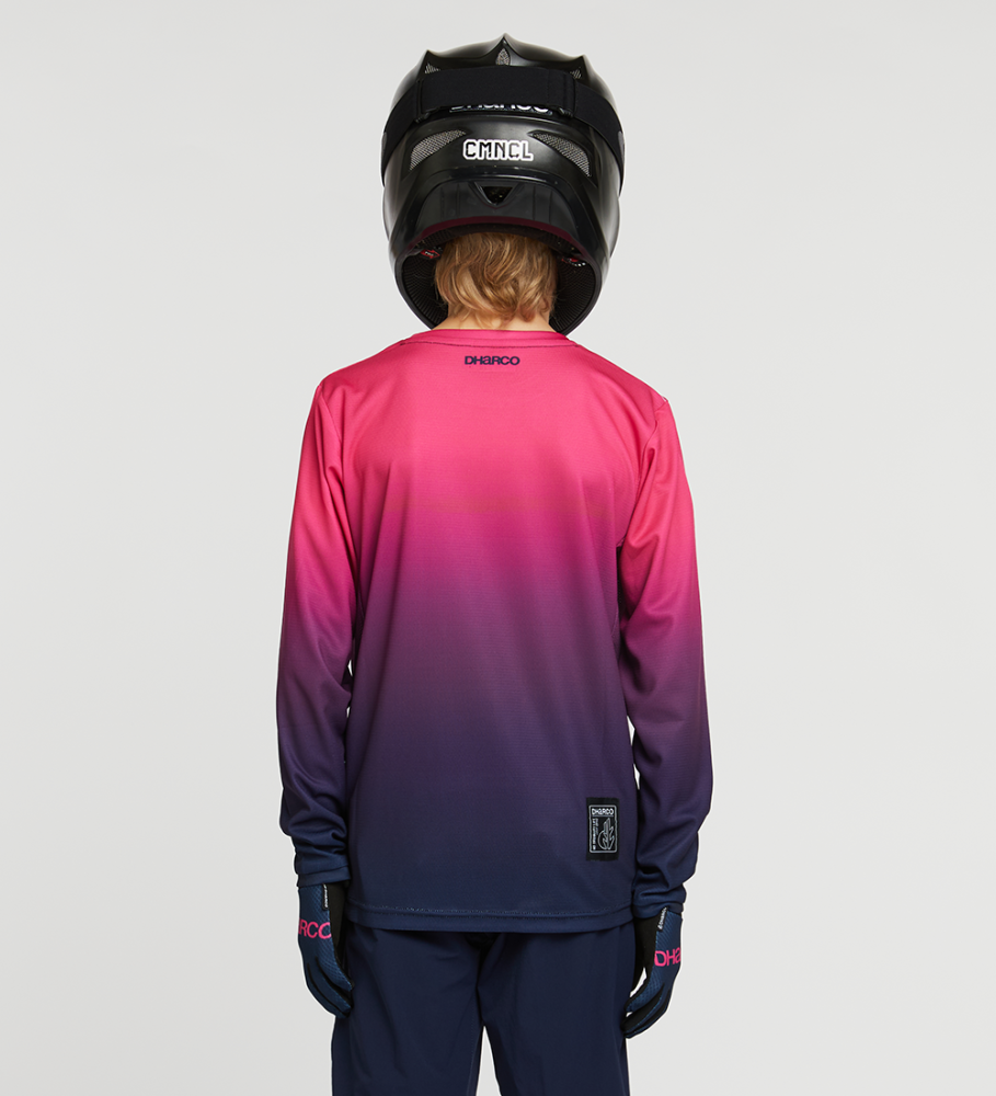 Dharco Youth Gravity Jersey | Fort Bill Pink / Blau,  Y6/S