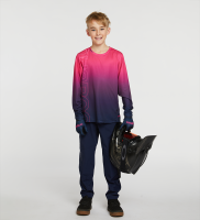 Dharco Youth Gravity Jersey | Fort Bill Pink / Blau,  Y6/S