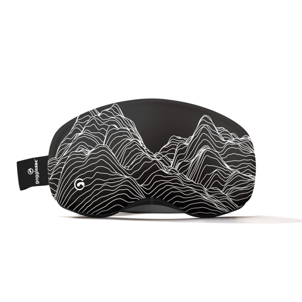 Gogglesoc Contour Lines Pro Soc, black