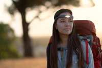 Knog Stirnlampe Bilby violet blue