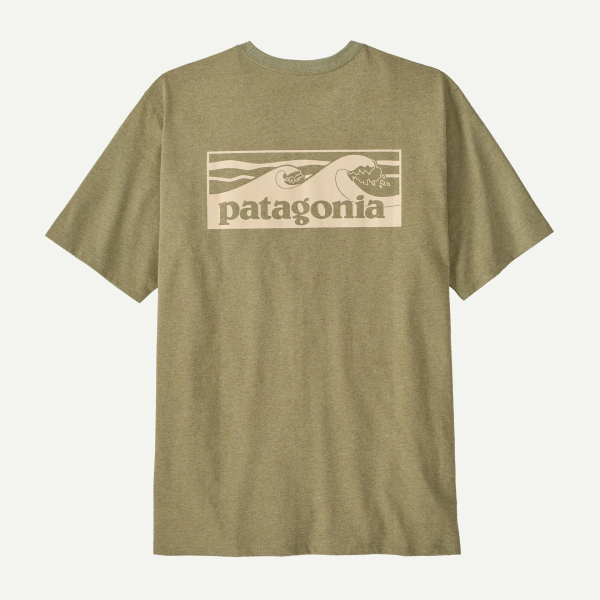 Patagonia M's Boardshort Logo Pocket Responsibili-Tee, Gumtree Green