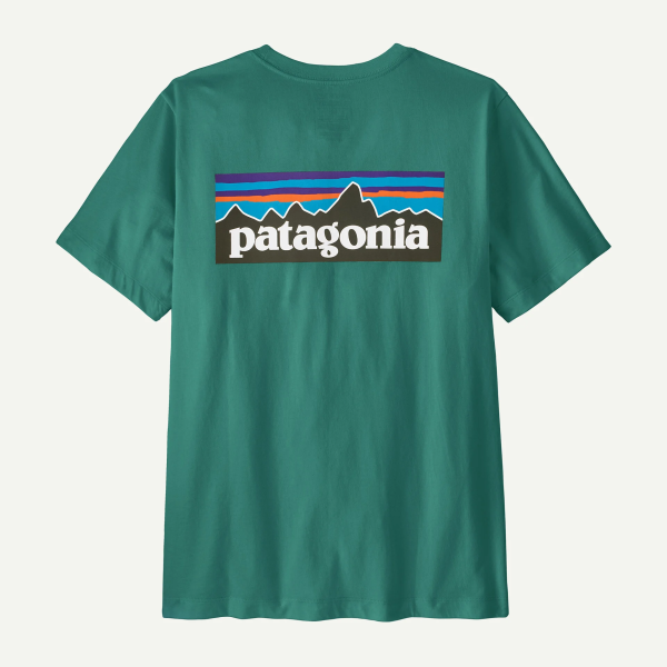 Patagonia M's P-6 Logo T-Shirt, Gem Green