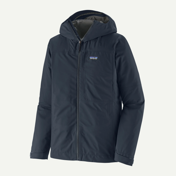Patagonia M's Boulder Fork Rain Jkt, Smolder Blue