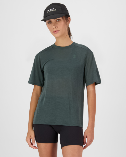 Mons Royale W Aero Ultralight Merino T-Shirt, Dark Cypress, Grösse