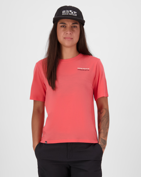 Mons Royale Icon Merino T-Shirt, Watermelon