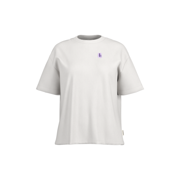 Maloja TswanaM. Organic Cotton Tee, shaded white bike