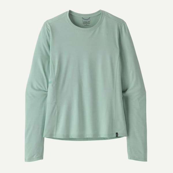 Patagonia W's L/S Cap Cool Sun Shirt, Thermal Blue - Thin Ice X-Dye