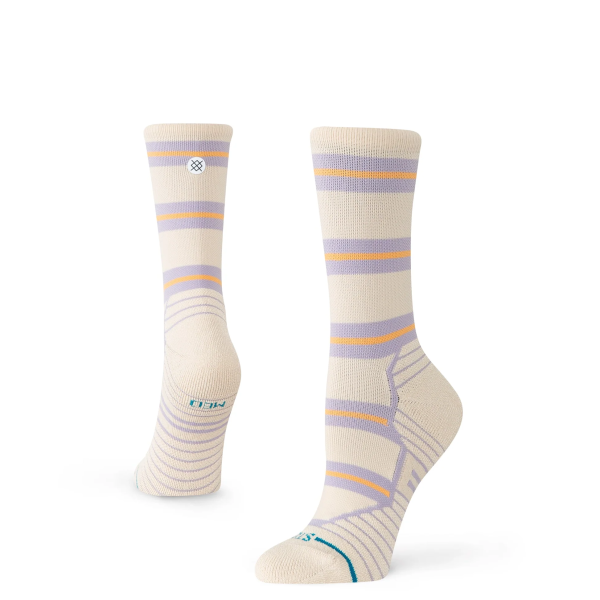 STANCE Beam Stripe Mid Crew, oatmeal