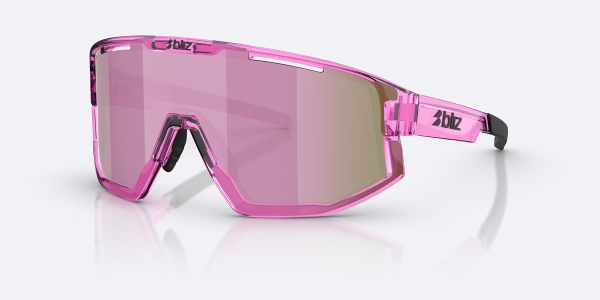 Bliz Fusion small, Transparent Pink, Brown/Rose Multicolor