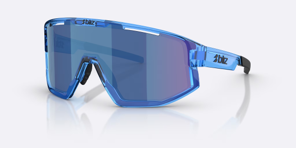 Bliz Fusion small, Transparent blue, Smoke/Blue Multicolor