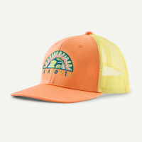 Patagonia K's Trucker Hat, Kids Planet: Peach Sherbet, ALL