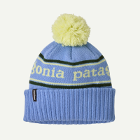 Patagonia K's Powder Town Beanie, Park Stripe: Diver Blue, ALL