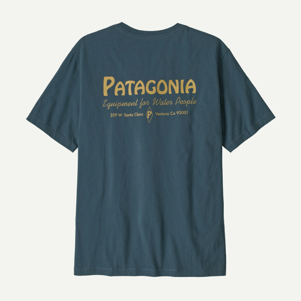 Patagonia M's Water People Banner T-Shirt, Summit Blue