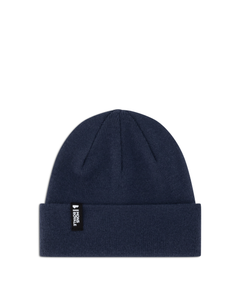 Mons Royale McCloud Merino Beanie, Midnight, Grösse OS